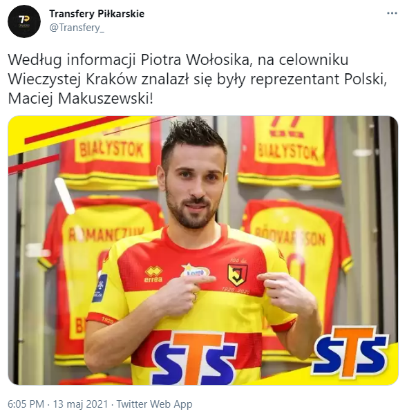 Wieczysta po BYŁEGO REPREZENTANTA Polski!